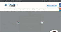 Desktop Screenshot of cedarparkvision.com